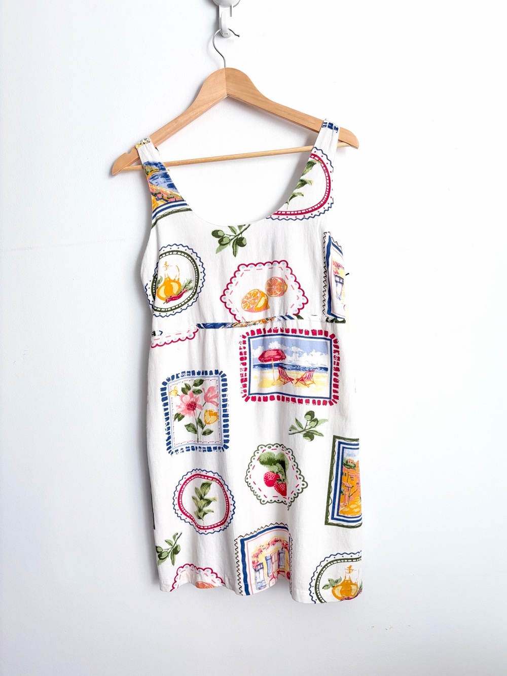 Japna Linen Blend Dress Italian Riviera Resortcore - NWT - M